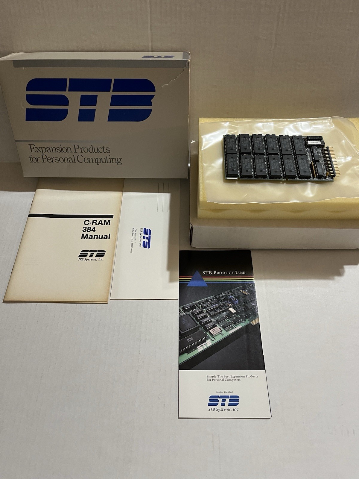 Vintage IBM 5140 Convertible Laptop Portable STB MEMORY C-RAM 384KB Upgrade