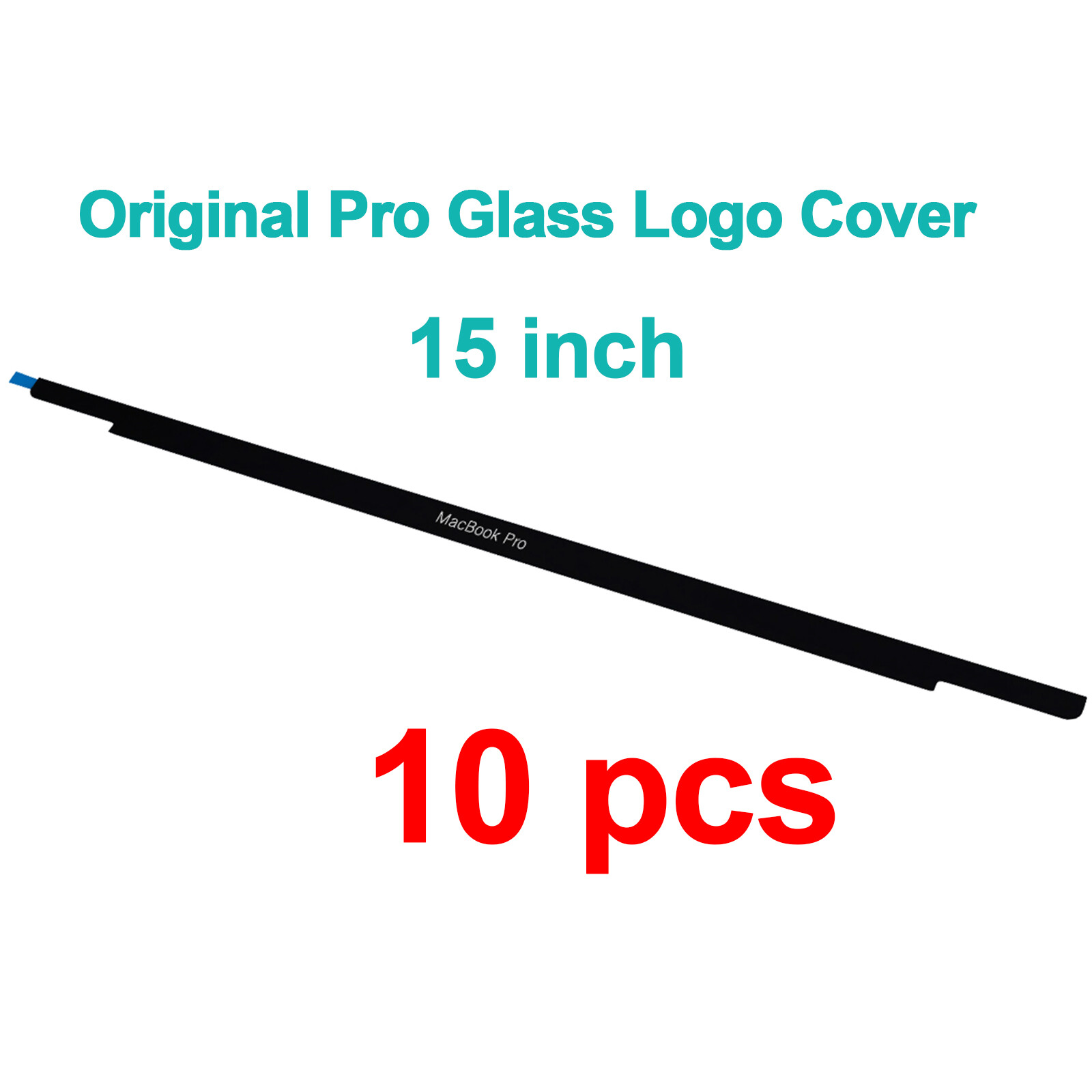 10PCS Original LCD Front Glass Trim Bezel Logo Cover For Macbook Pro 15" A1707