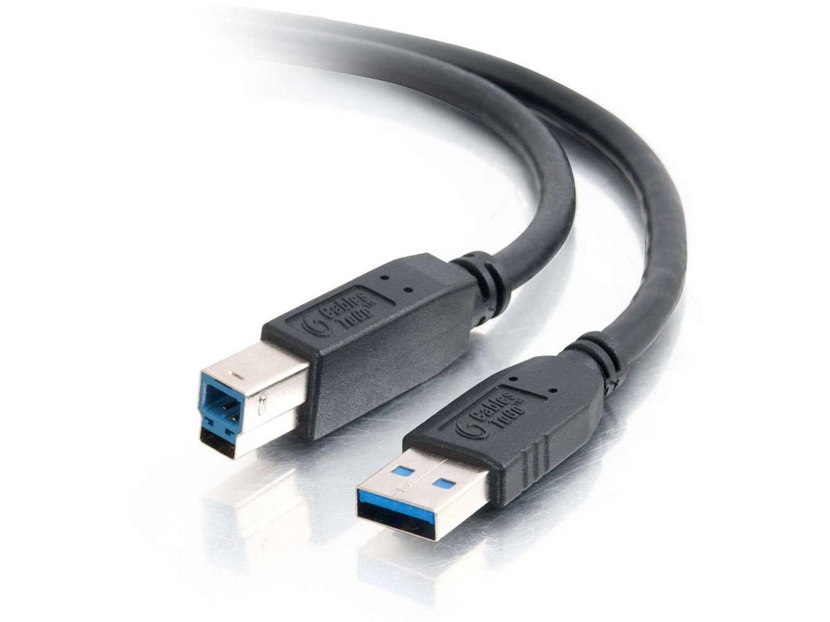 Legrand - C2G USB 3.0 Cable, A to B Black Data 9.8 Feet,