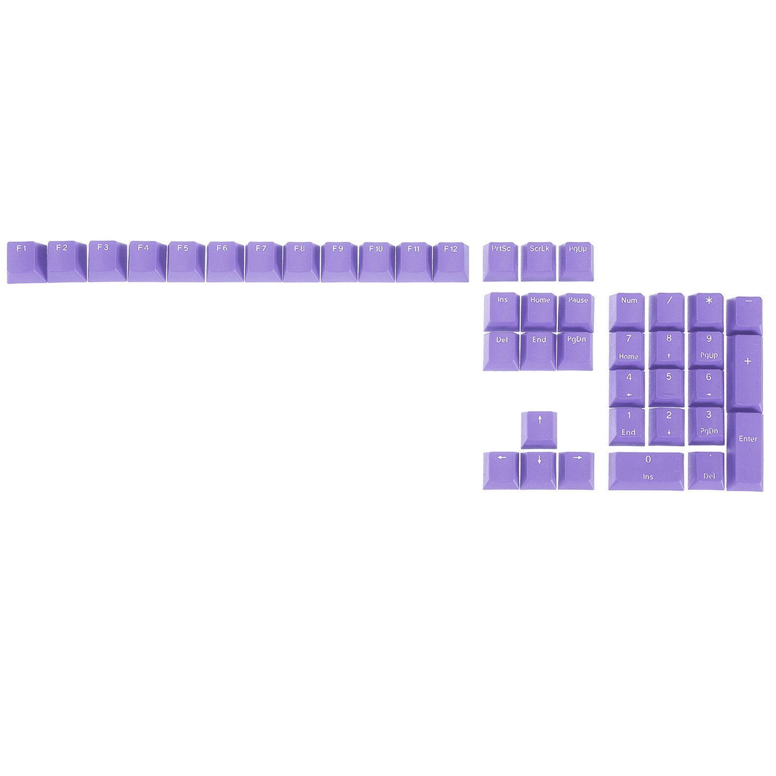 42 Key PBT Keycap Set Mechanical Numeric Keypads for Keyboard, Purple