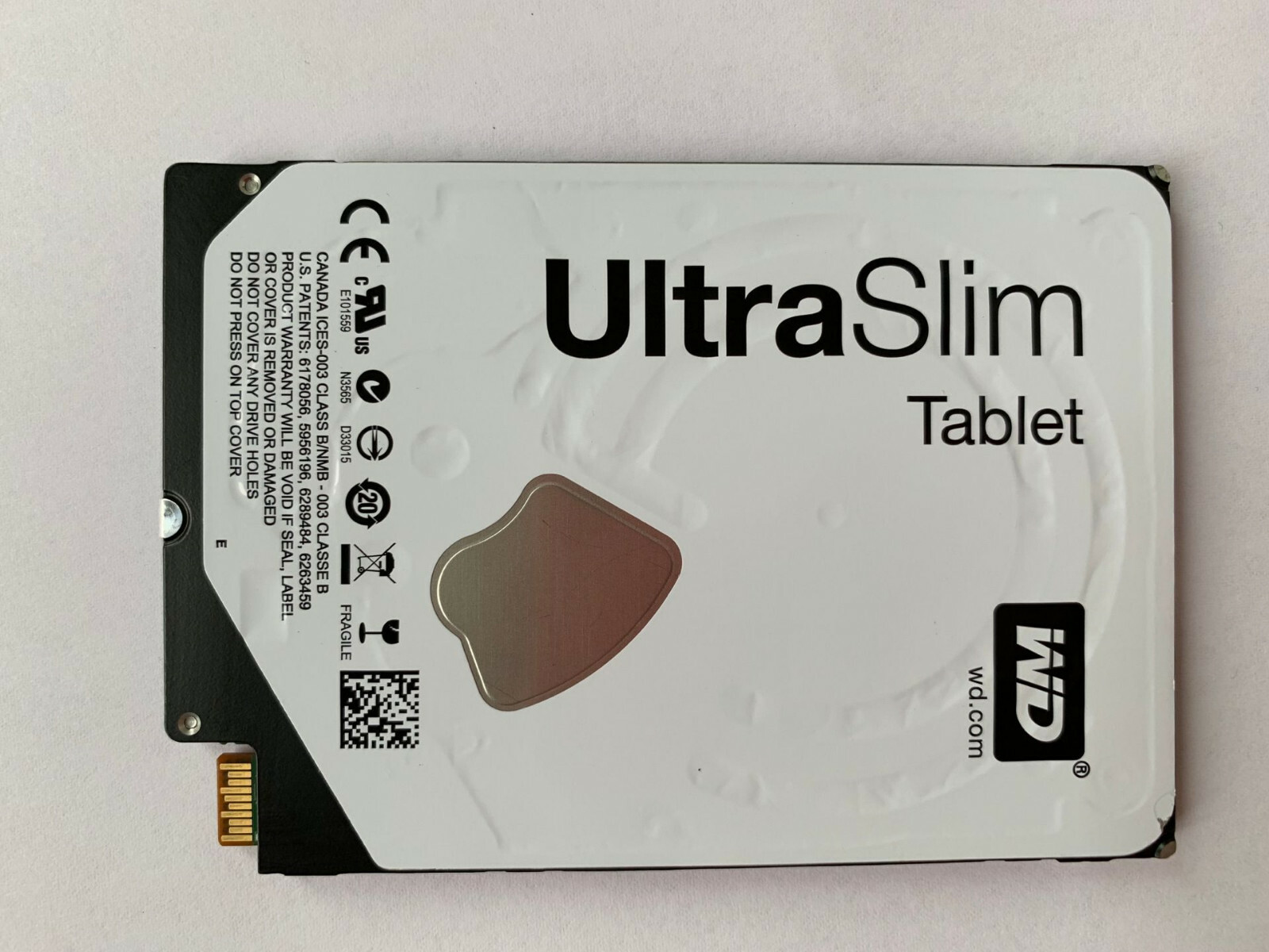2.5" UltraSlim Tablet 500GB Hybrid Drive 16GB NAND SSHD 5mm WD5000M22K-24Z1LTO. 