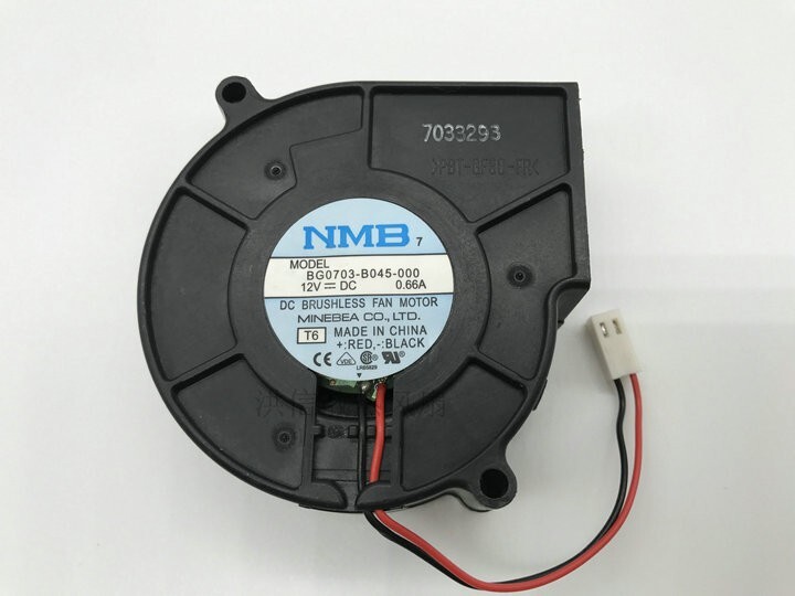 NMB 7530 BG0703-B045-000 DC12V 0.66A Turbo Blower Cooling Fan