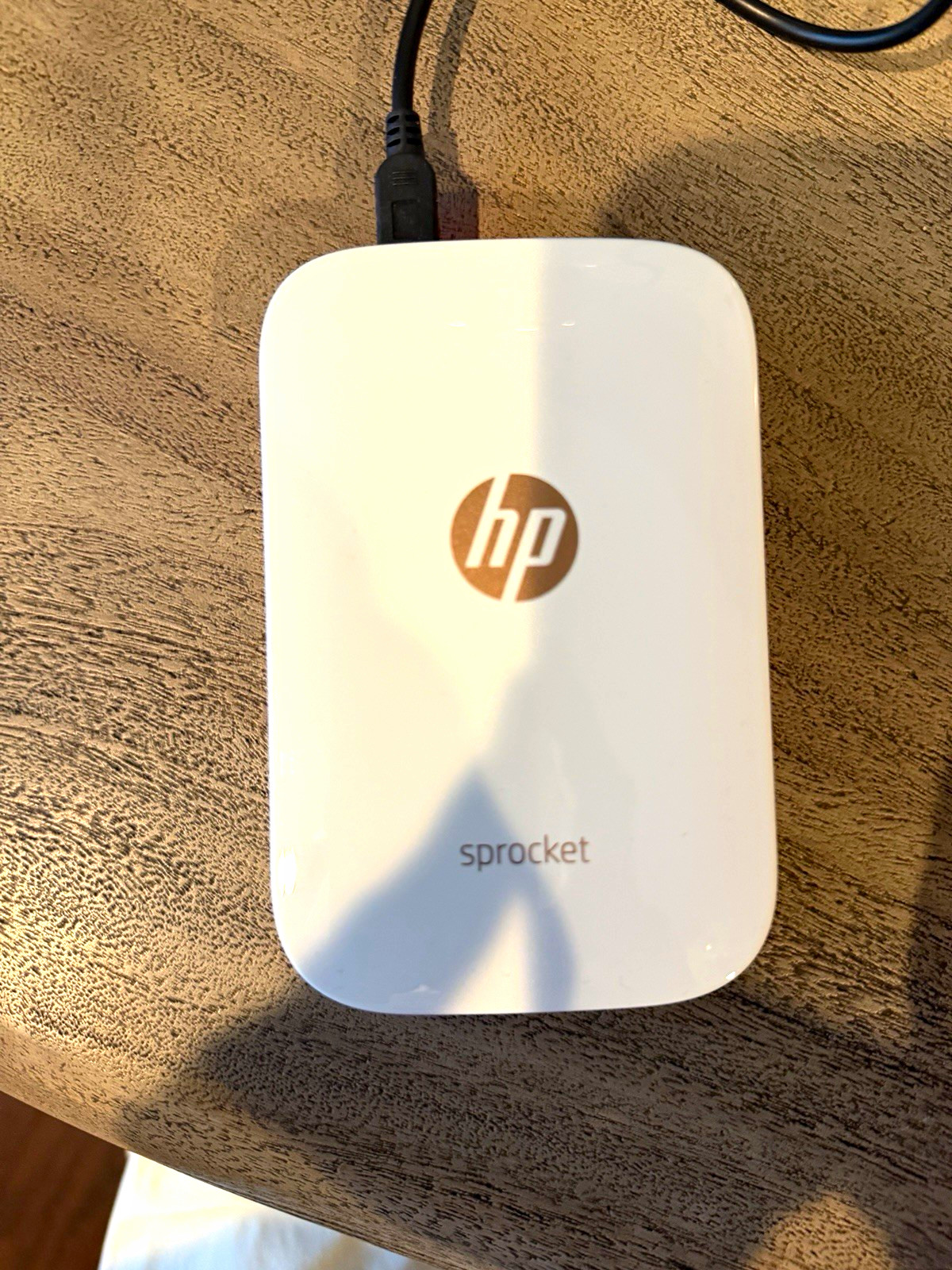 HP Sprocket Portable Zink Color Mobile Photo Printer, Bluetooth, White