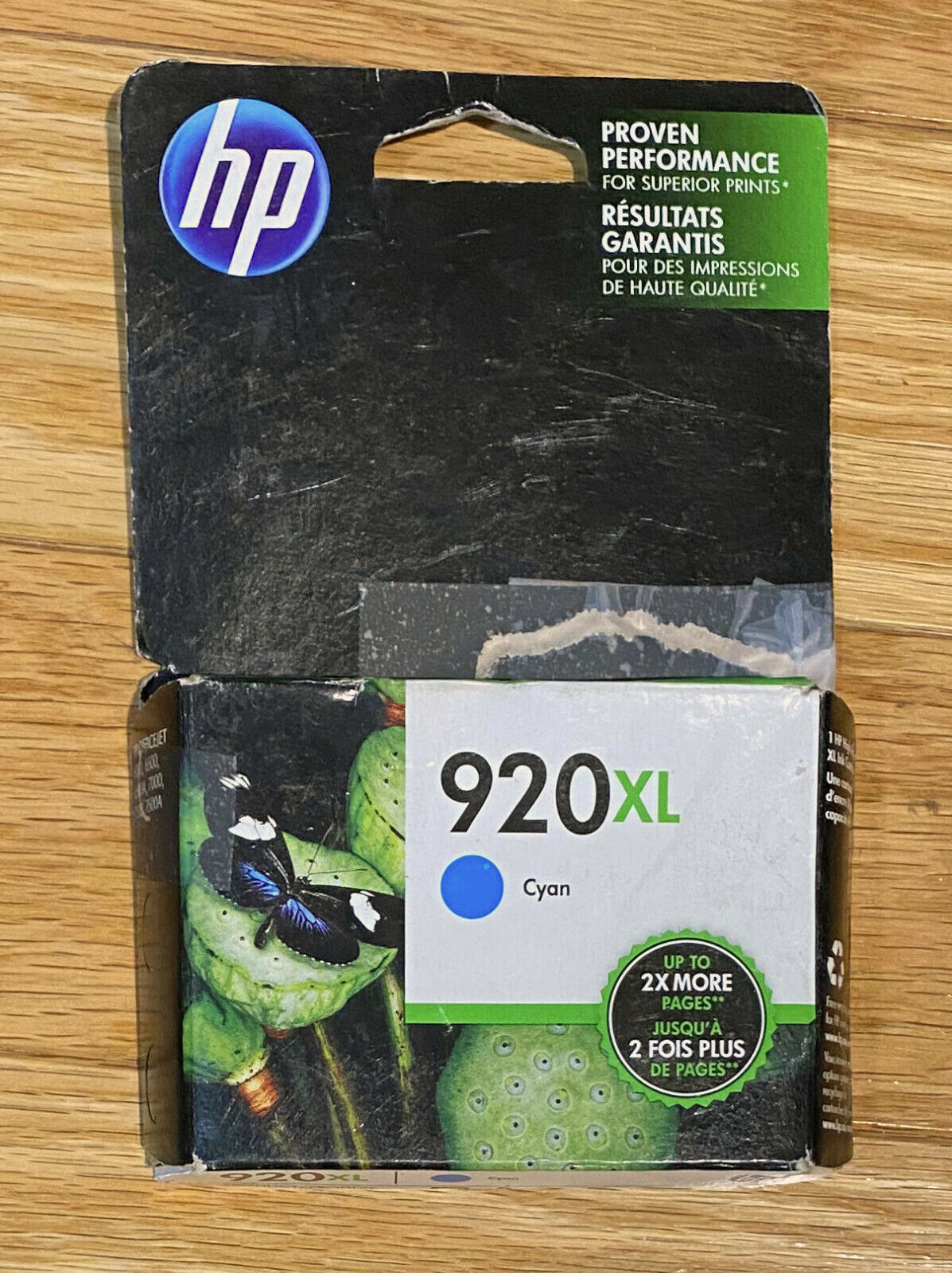 HP Cyan #920XL Ink Cartridge - Authentic and New 