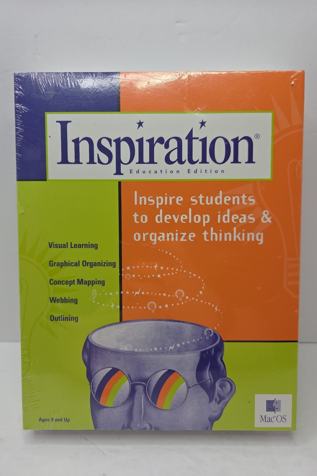 Inspiration Education Edition Software Mac OS CD-ROM Mind Mapping Learning