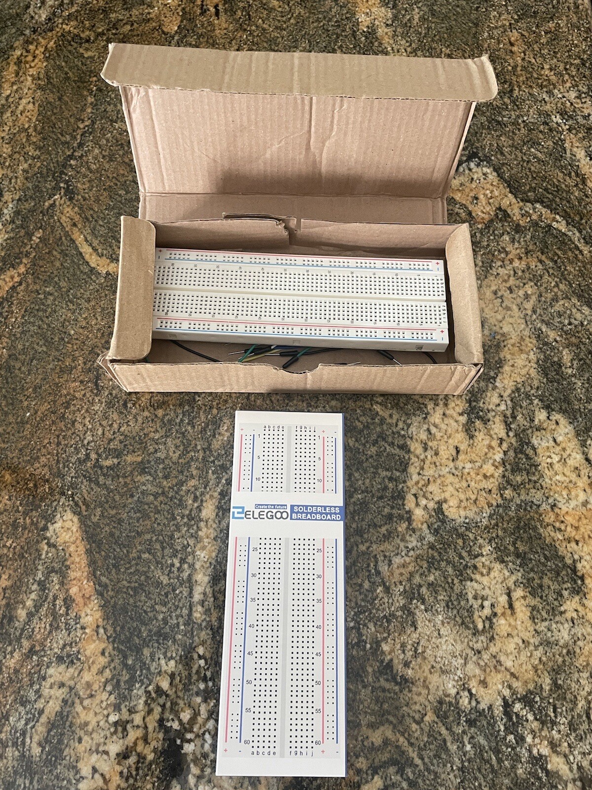 CanaKit Ultimate Starter - Lot Of 2 Elegoo Soldering Solderless Breadboard- New