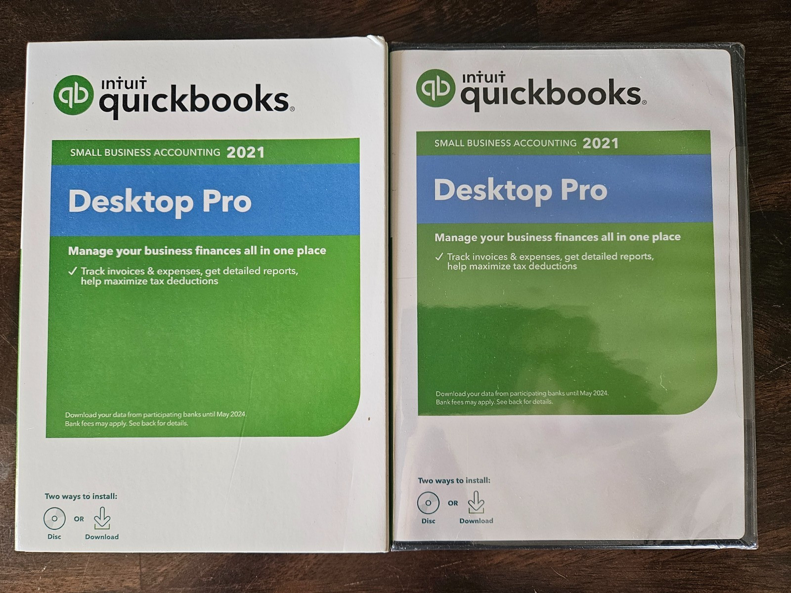 Intuit QUICKBOOKS DESKTOP PRO 2021  = PERMANENT VERSION = NEW SEALED BOX
