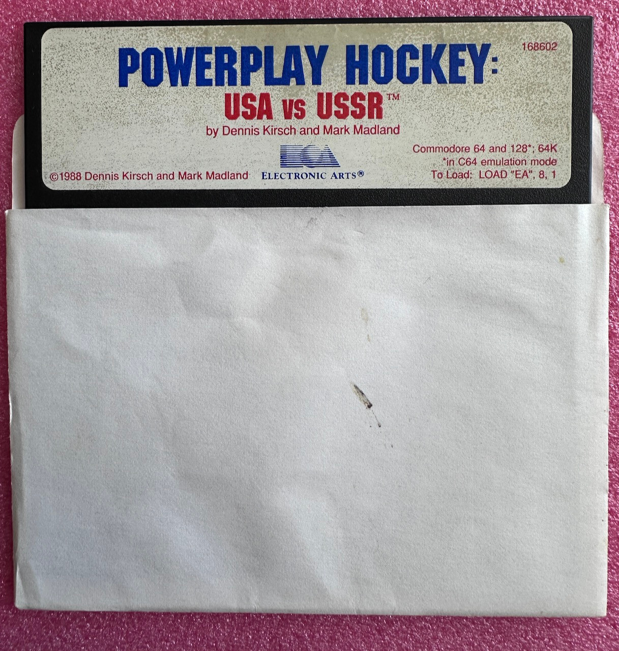 Powerplay Hockey: USA Vs USSR - Game Commodore C 64 / 128 - Diskette 5.25"