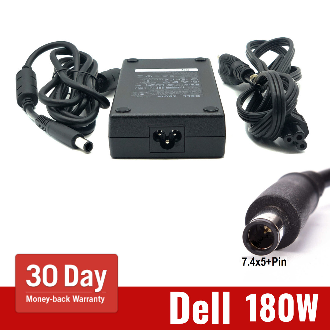180W Dell Original Power Adapter Charger for Laptop Inspiron 15 7000 (7577) cord