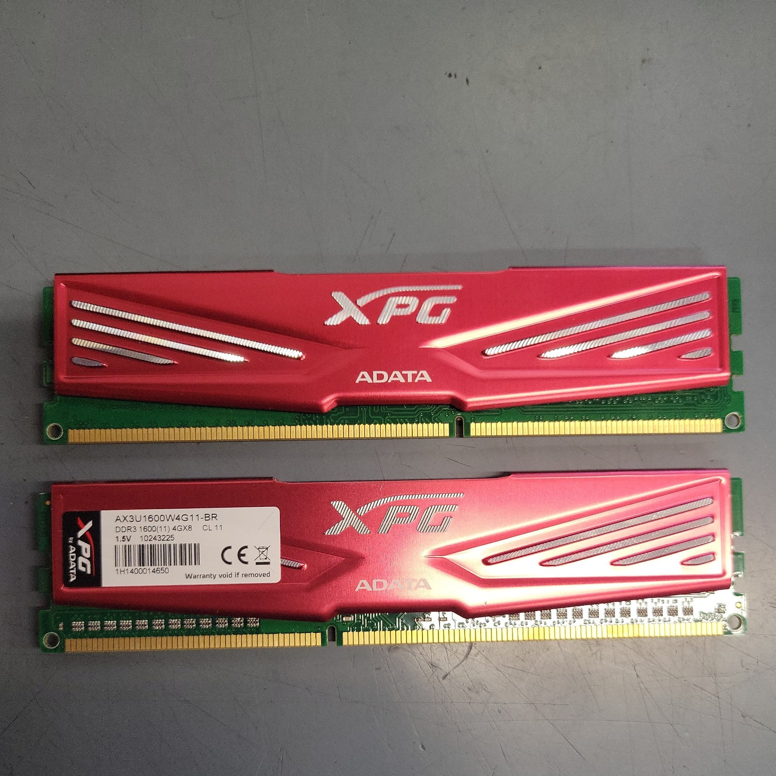 ADATA 4x2gb(8gb) DDR3 PC3-12800u 1600mhz Desktop RAM Memory