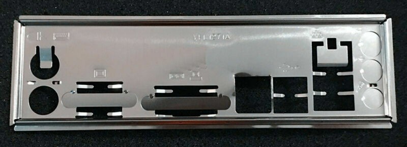 OEM I/O Shield For ASRock FM2A55 Pro & FM2A55M-DGS R2.0 Motherboard Backplate