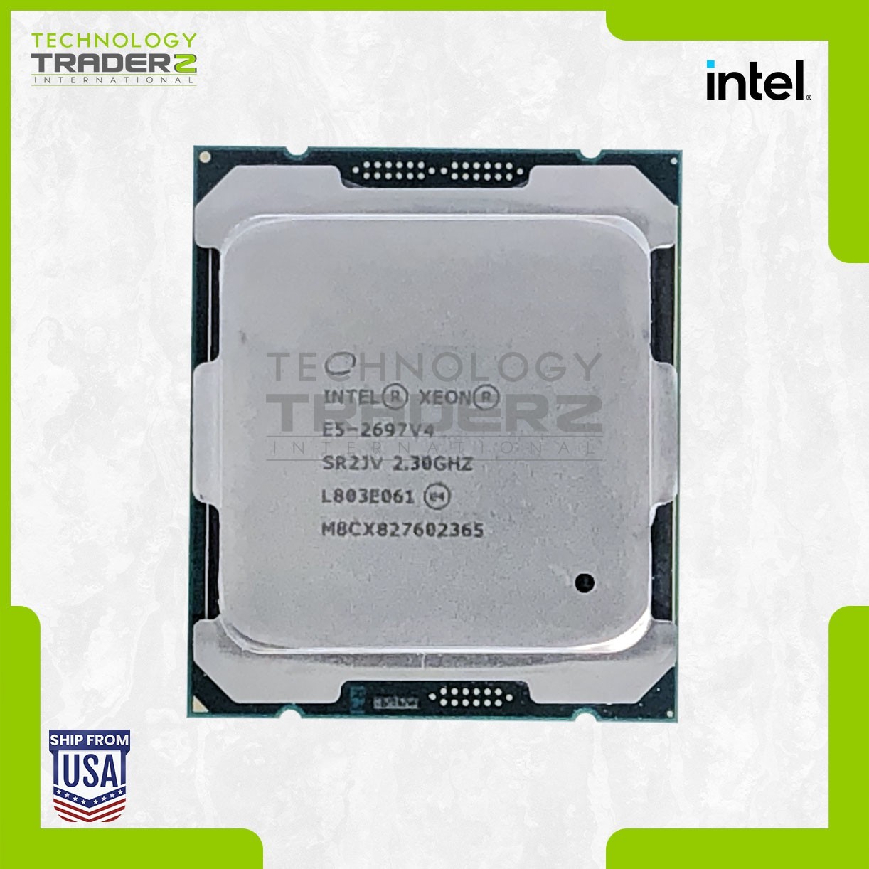** SR2JV Intel Xeon E5-2697 V4 18-Core 2.30GHz 45MB 145W LGA2011 Processor**