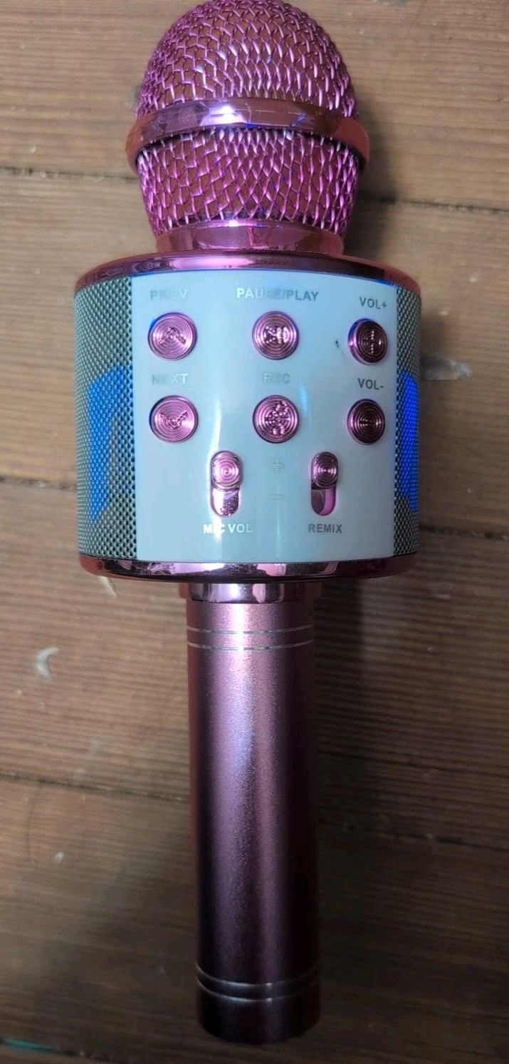 Vivitar Wireless Bluetooth Karaoke Microphone USB Powered High Quality Sound 