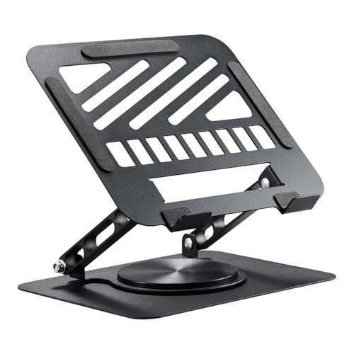Laptop Stand for Desk Adjustable Computer Stand 360° Rotating with Hollow