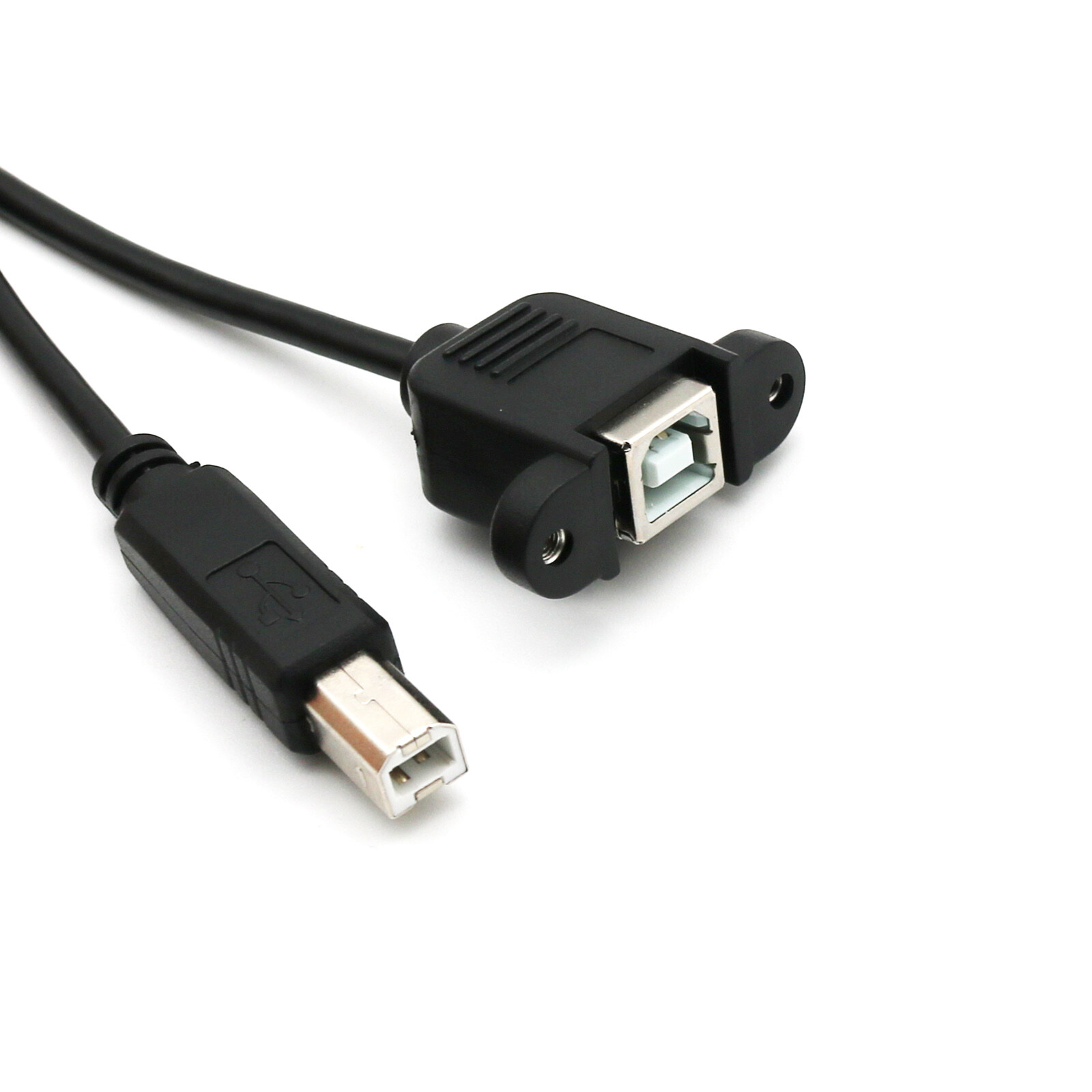 10x 3FT USB 2.0 B Male To B Female Socket Panel Mount Printer Extension Cable