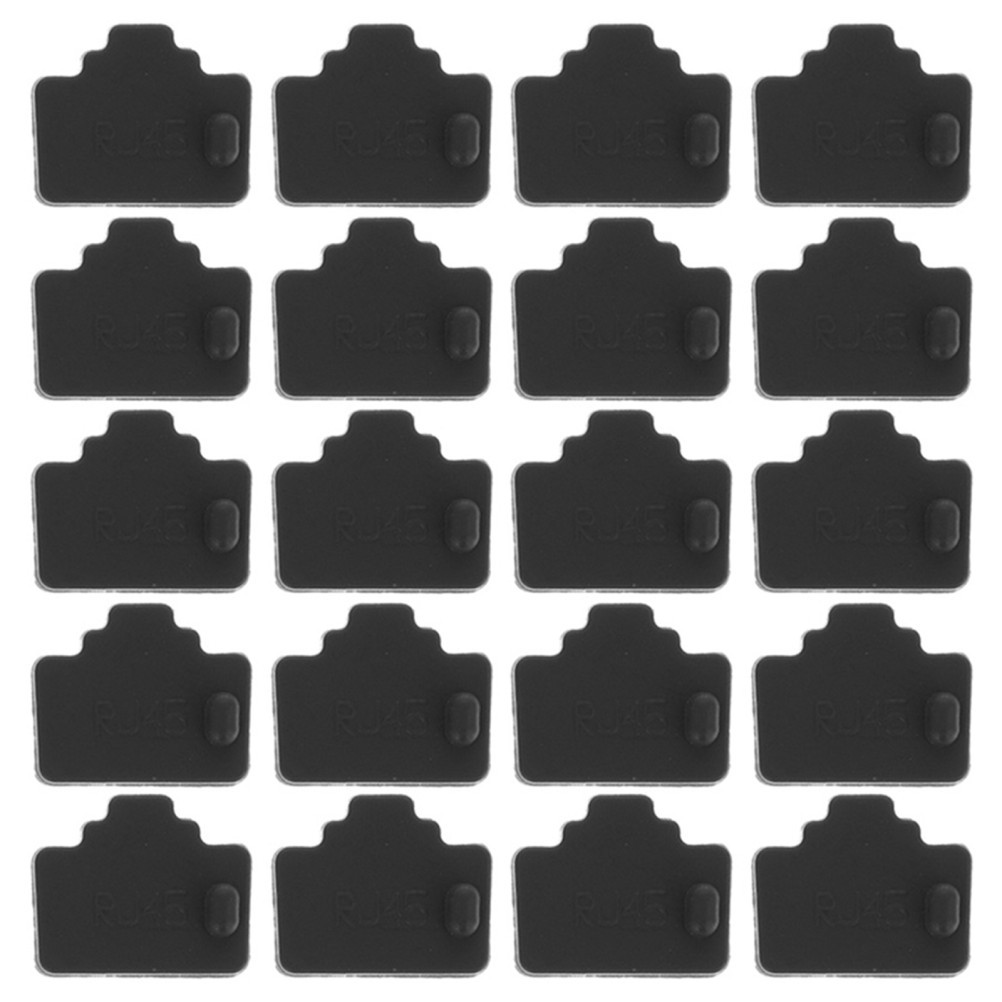 120Pcs Reusable Rj45 Port Dust Covers Silicone Caps for Computer and Router