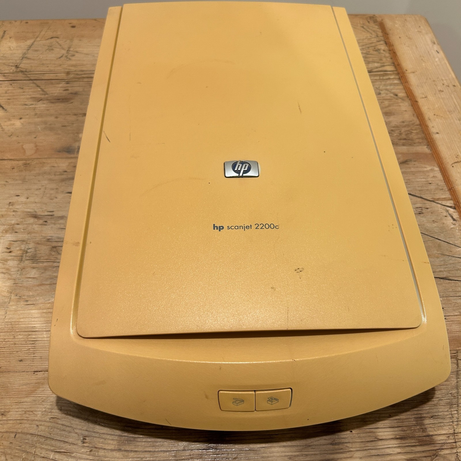 HP ScanJet 2200c Flatbed Scanner C8500A - No Power Cord, Untested READ