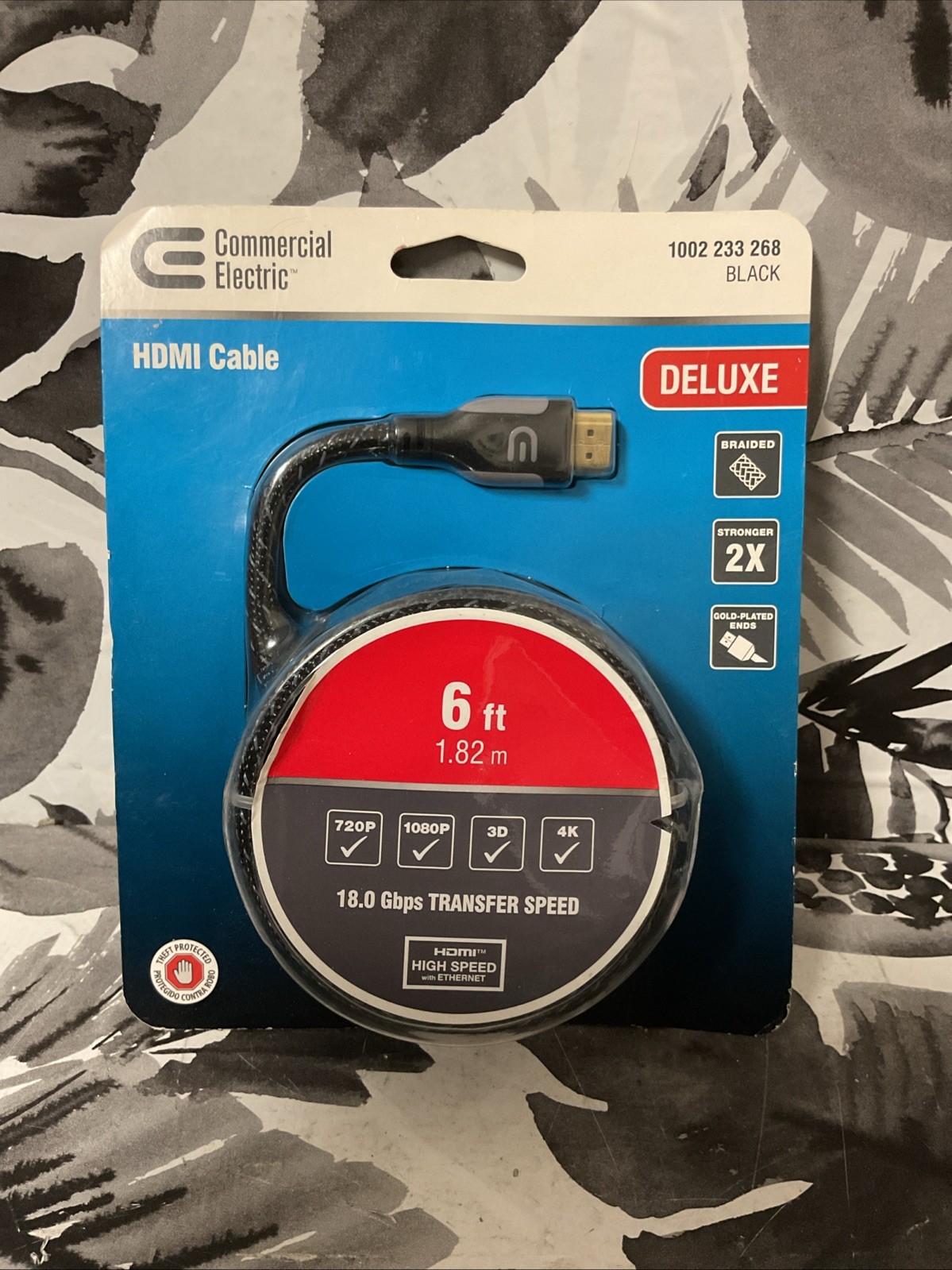 🌻 Commercial Electric 6 ft. Deluxe HDMI Cable 🆕