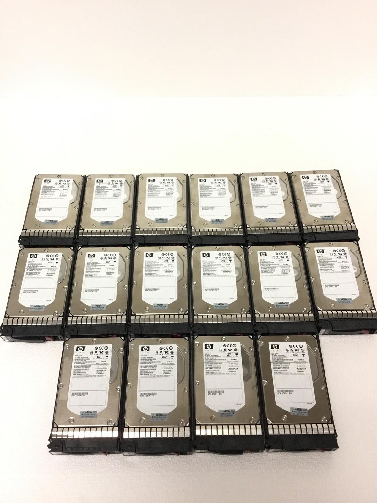 16x HP ST3300655SS -431943-004- 3.5" 300GB, 15K SAS Hard Drive w/ Caddy FREESHIP