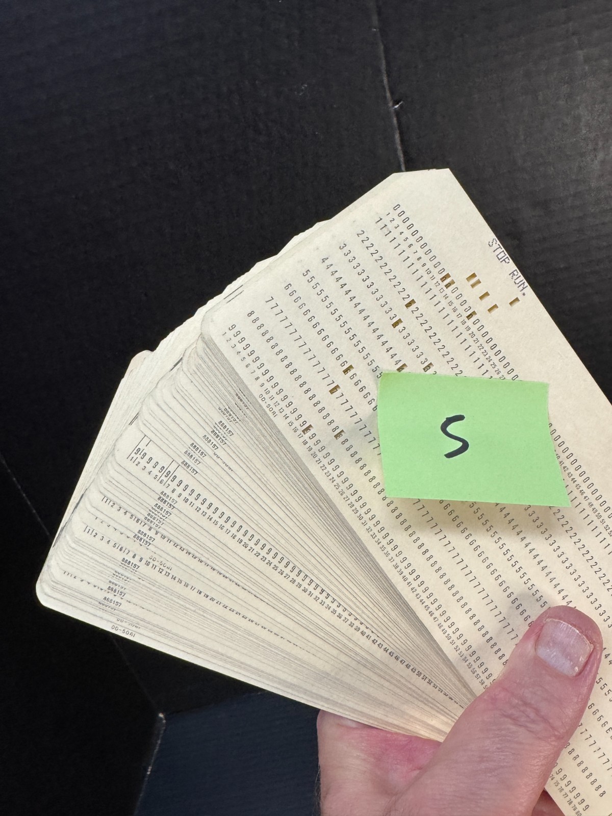 Vintage Computer Program Punch Card Lot 5081 Mainframe - PC5