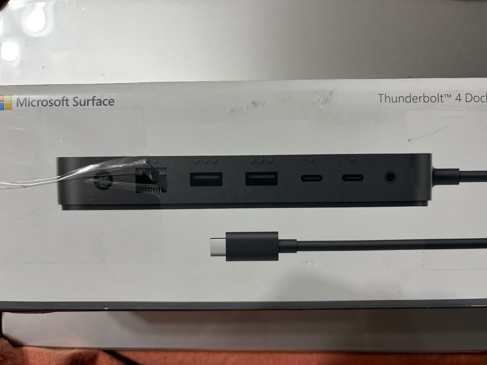 Microsoft - Surface Thunderbolt 4 Dock - Black  T8H-00001