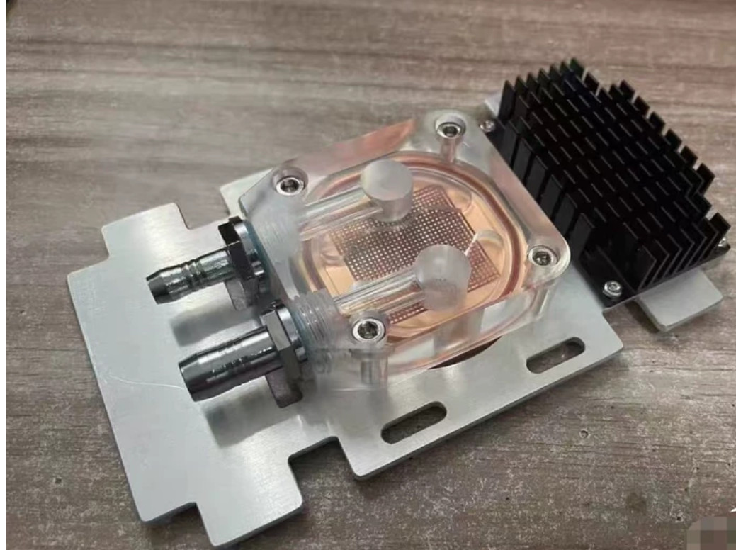 V100 A100 PG199 SXM2 Copper+Aluminum GPU Water Block Liquid Cooling Improved