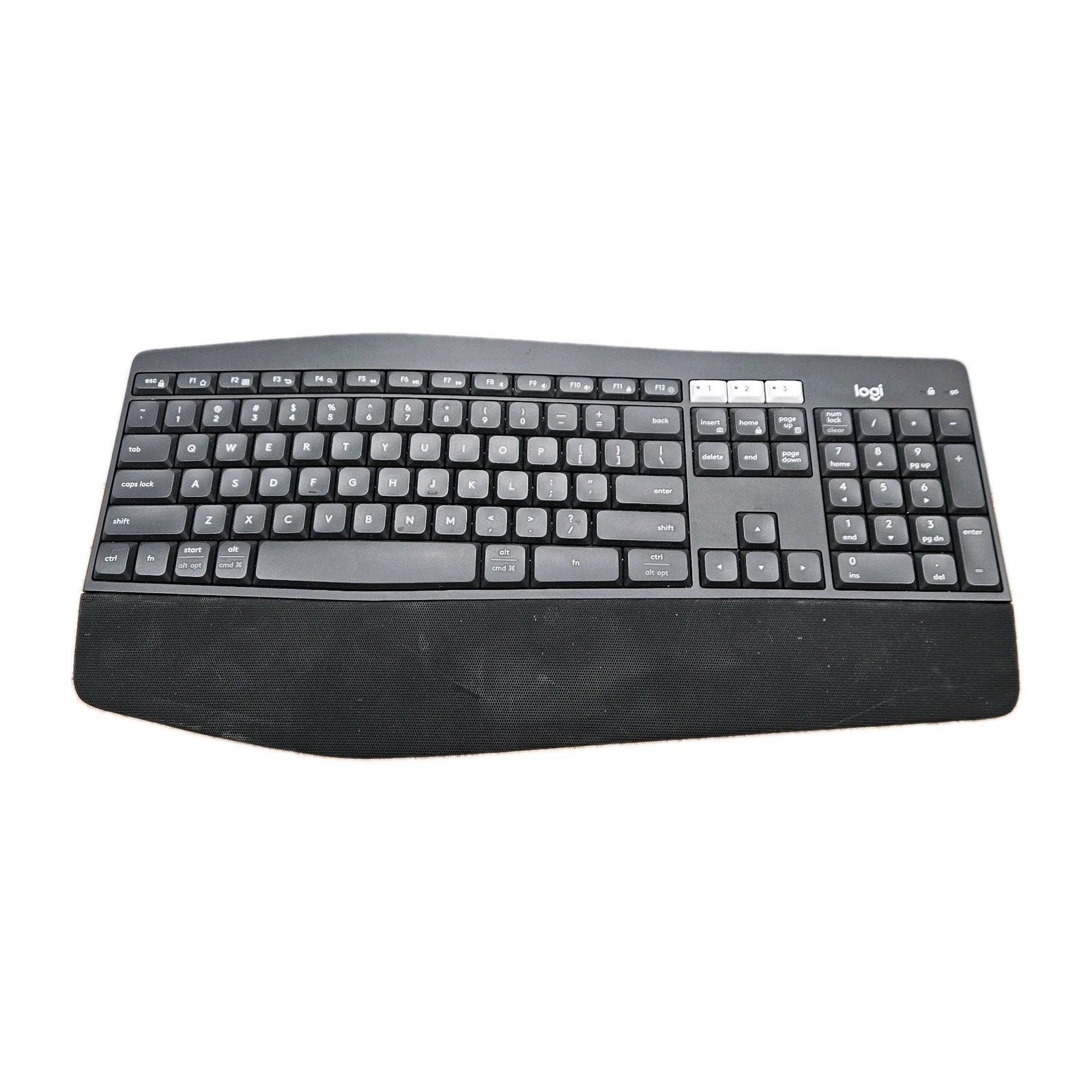 Logitech K850 Performance Wireless Keyboard Bluetooth Black Ergonomic Design