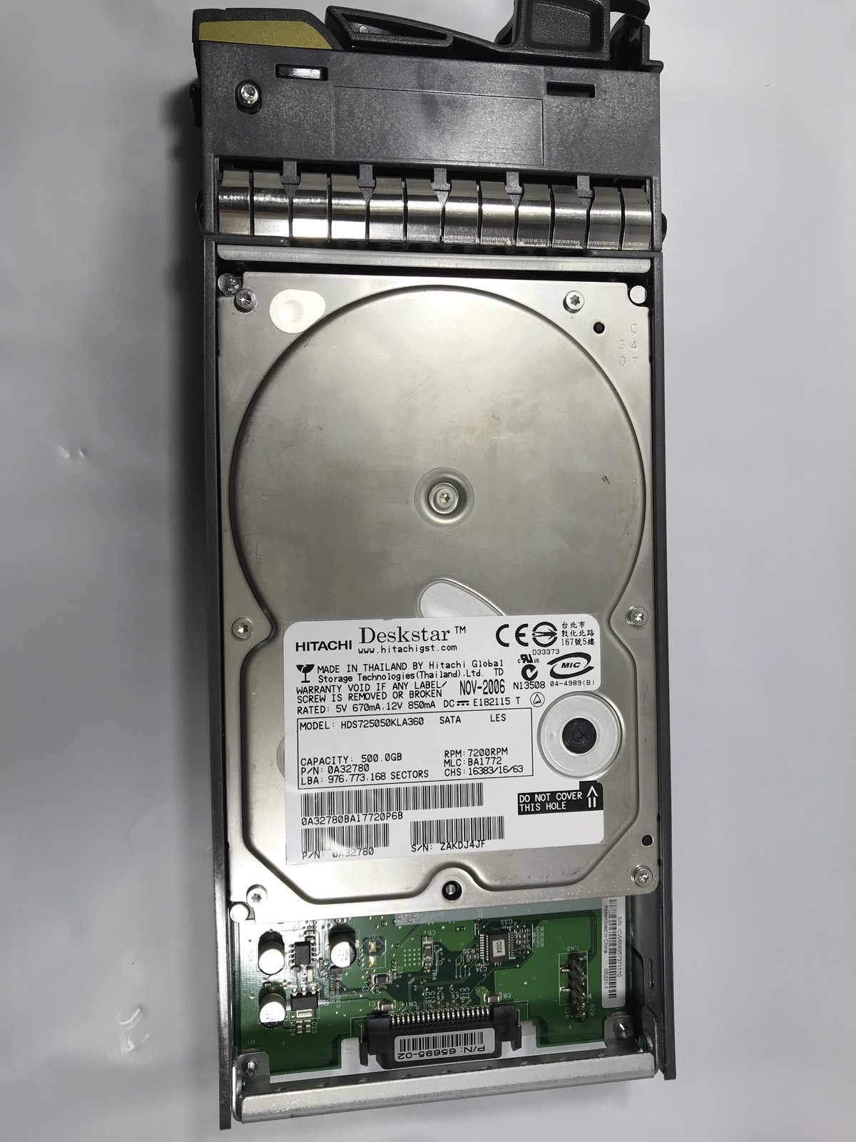 Hitachi NetApp 500GB 7.2K SATA 6Gb 3.5" Hard Drive HDD HDS725050KLA360 X267A-R5
