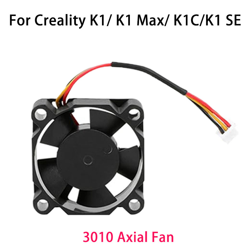 For Creality K1/ K1 Max/ K1C/K1 SE 3010 Axial Fan and 4020 Blower Fan DC 24V