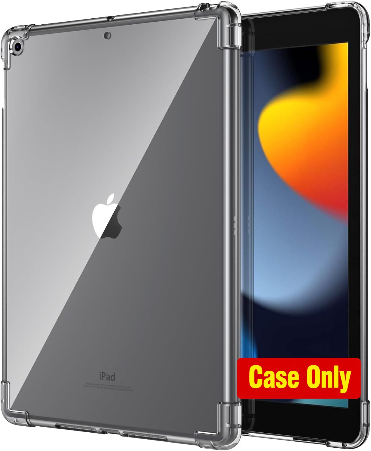 Case for iPad 9th/8th/7th Generation 10.2 inch - Clear, Slim Design