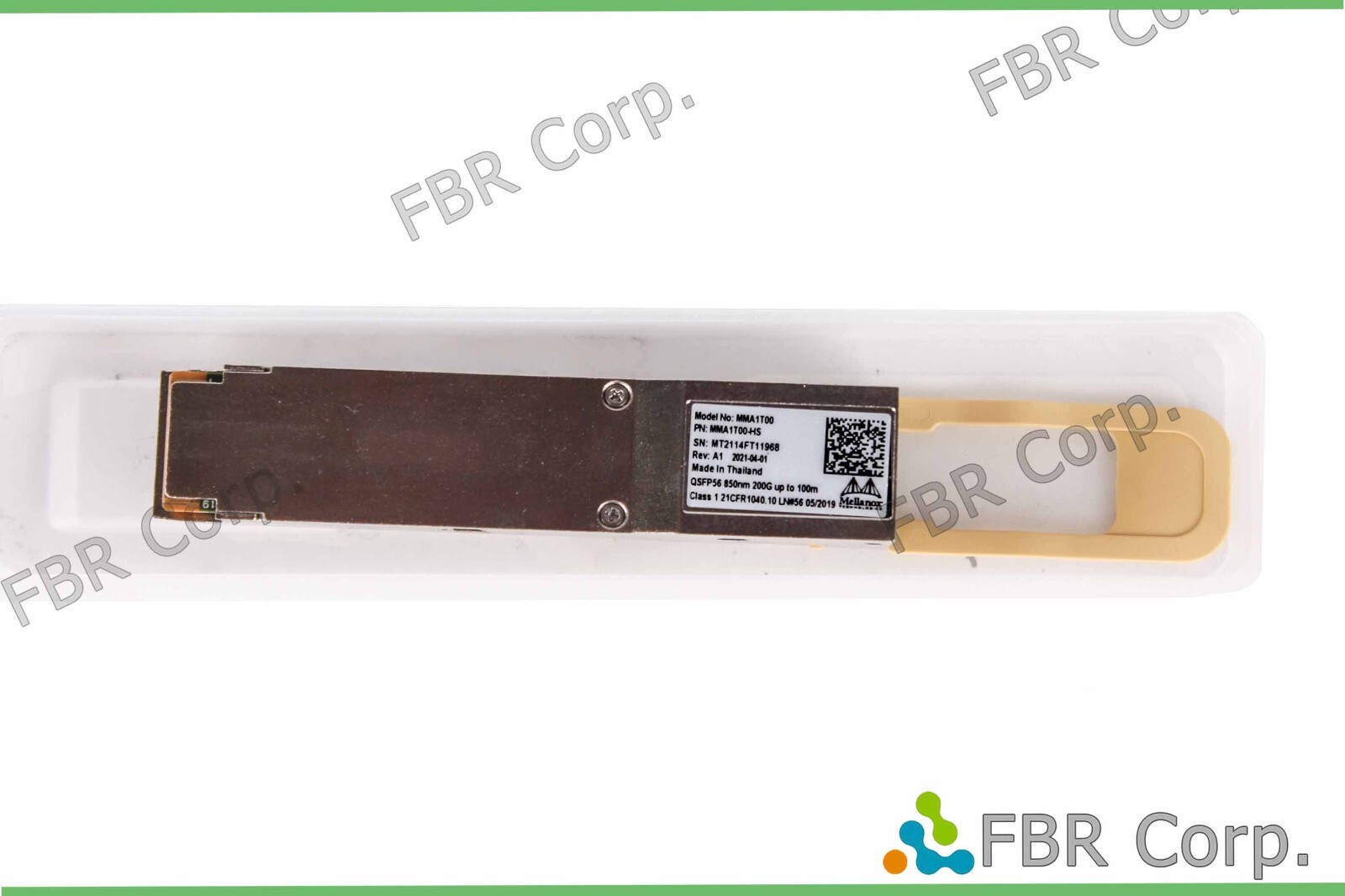 Mellanox MMA1T00-HS MMA1T00 Transceiver QSFP56 850nm 200G Up To 100m Infiniband
