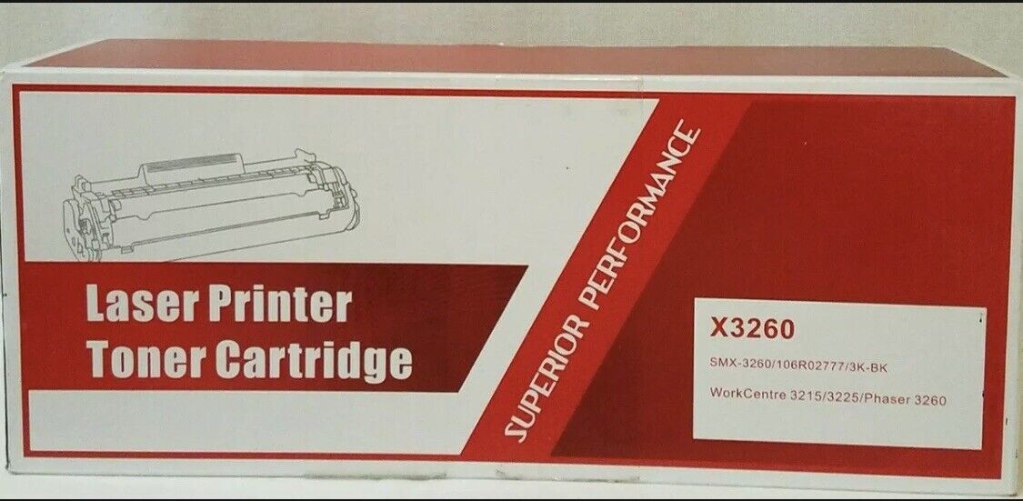 Superior Performance Laser Printer Toner Cartridge Black X3260
