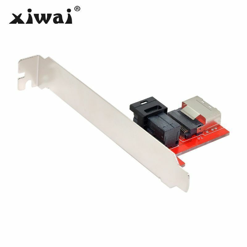 Xiwai PCI-Express 4.0 Mini SAS SFF-8087 to SAS HD SFF-8643 PCBA Female Adapter