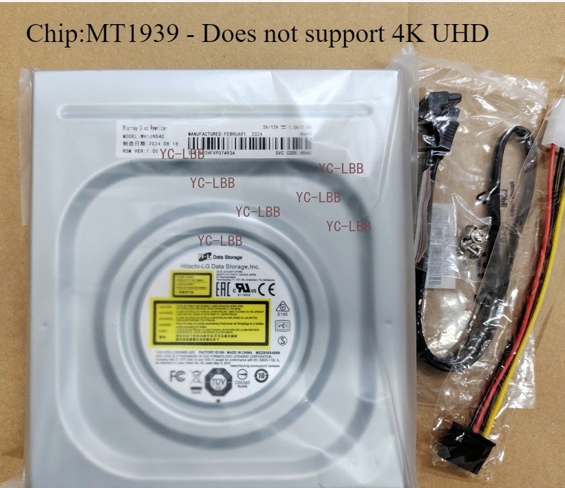 LG WH16NS40 SUPERMULTI SATA  BLU-RAY DVD-CD 3D DISC WRITER BURNER PC
