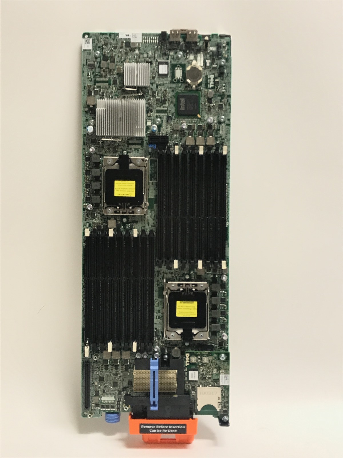 Dell PowerEdge M710 HD LGA1366 DDR3 Motherboard & 2.5" Riser Card KN33D