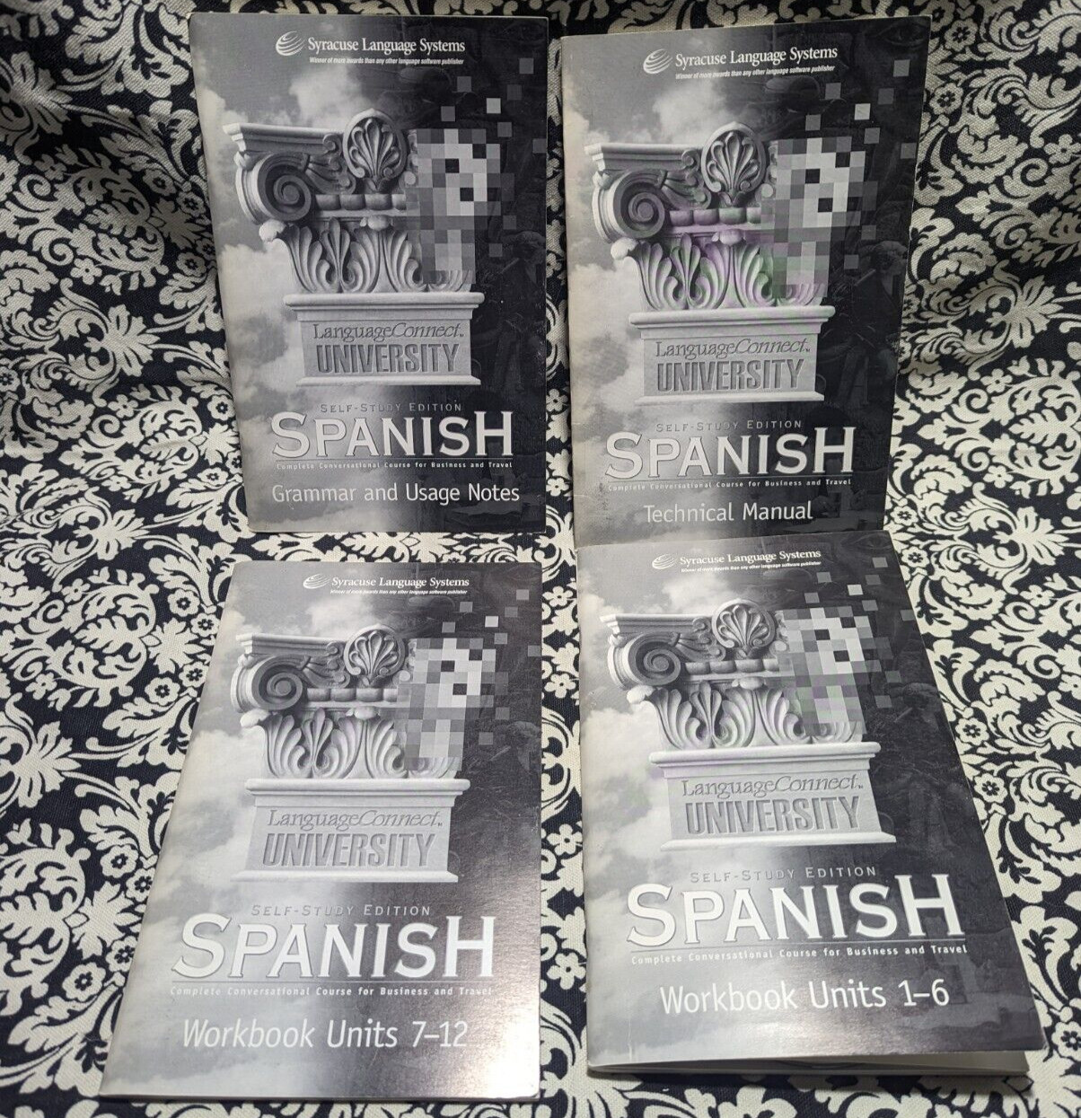 Spanish Self Study Edition Syracuse Language Systems 60 Lessons (Discs/Manuals)