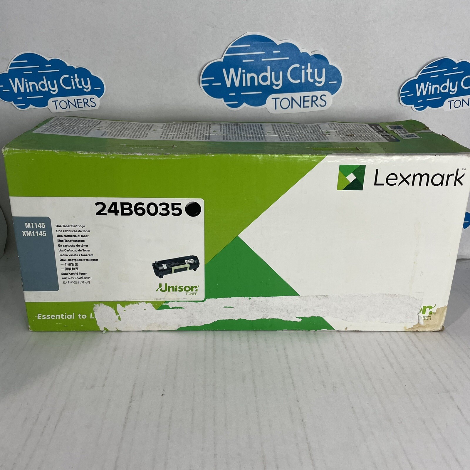 Genuine Lexmark 24B6035 Black Toner Cartridge for Lexmark M1145 -XM1145 Open Box