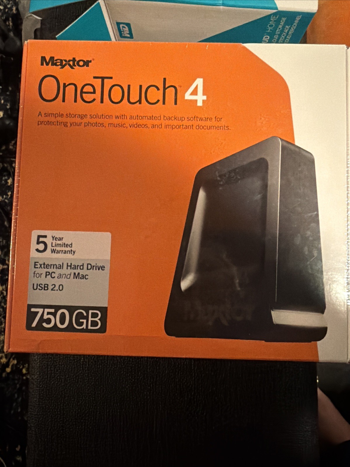 Maxtor One Touch 4 External Hard Drive 750gb