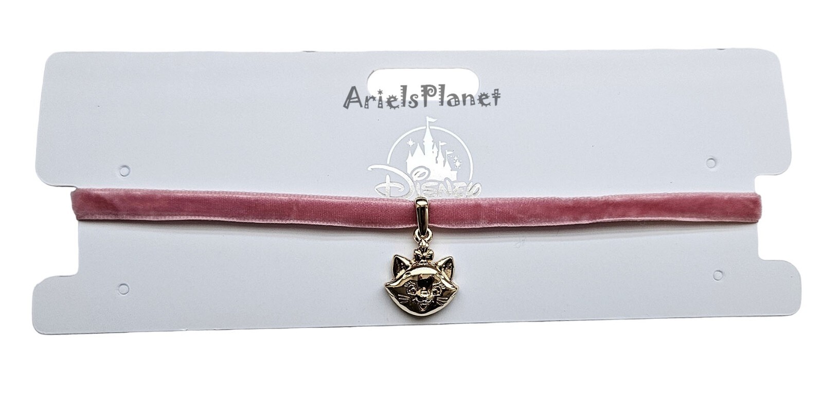 Disney Parks The Aristocats Marie Gold Toned Choker Necklace