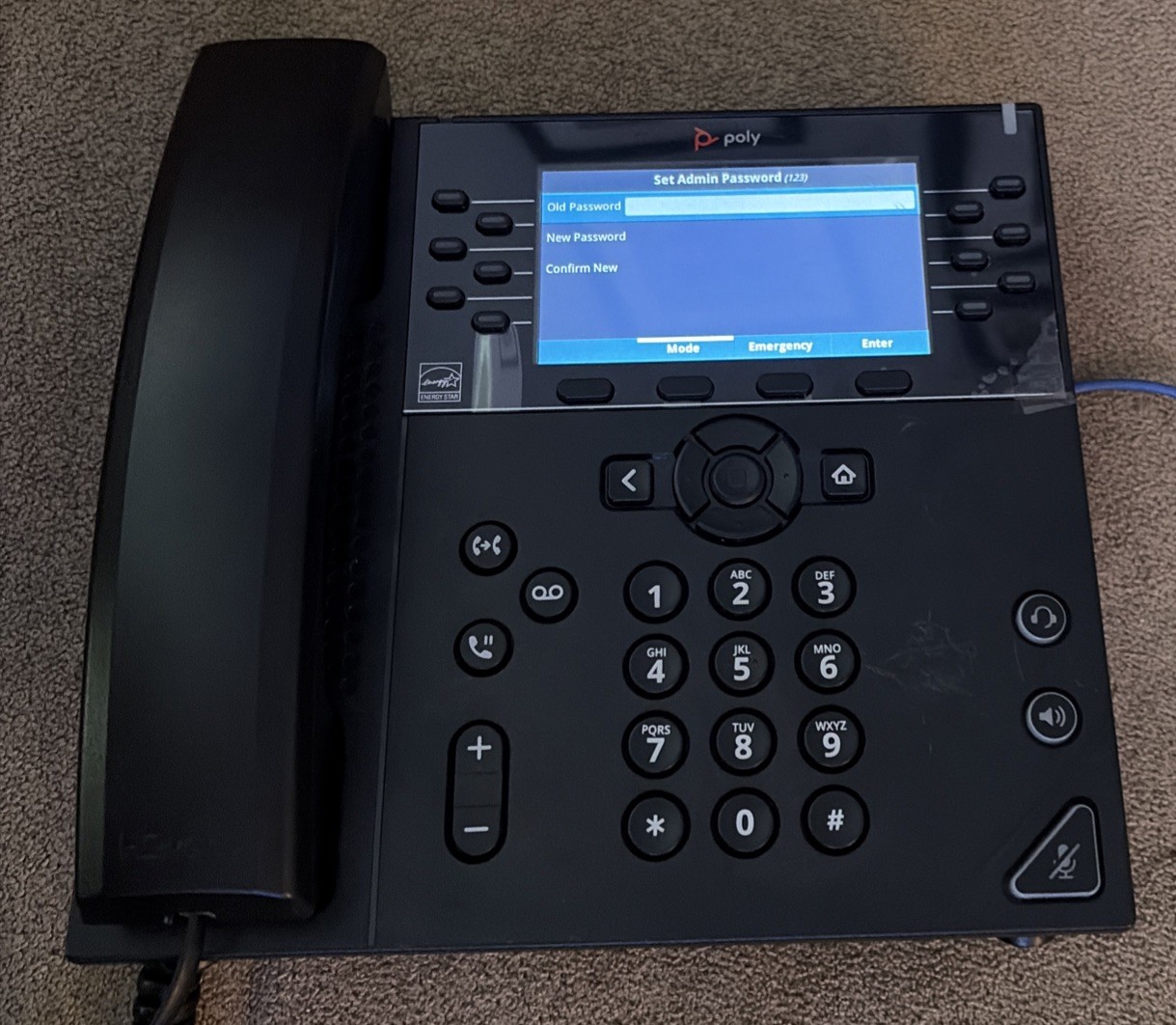 Polycom VVX 450 12 Lines Business IP Phone Factory Reset