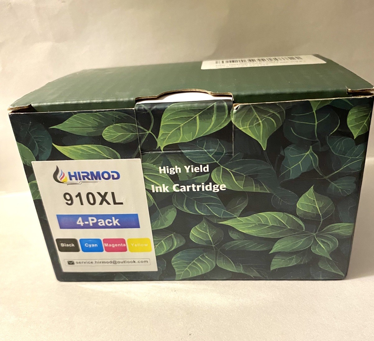 910XL Replacement Ink Cartridges 4-Pack Black Cyan Magenta Yellow New Sealed 