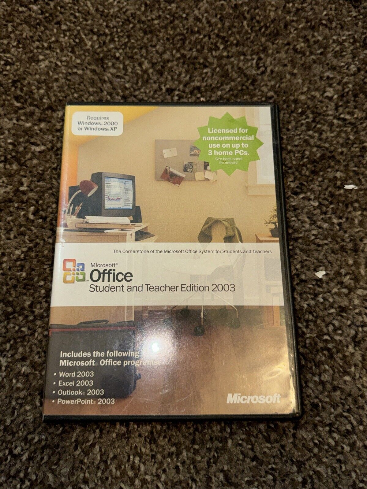 Genuine Microsoft Office Student and Teacher Edition 2003 Complete with Key