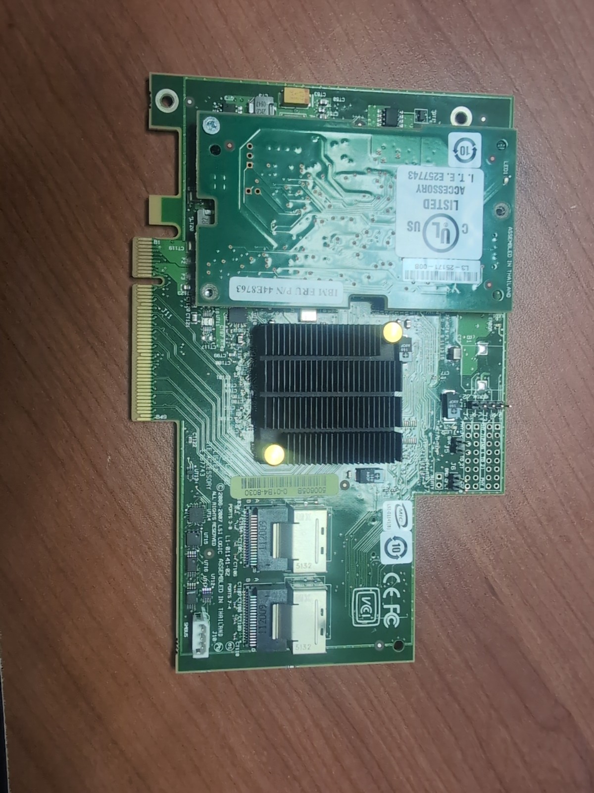 IBM MR 8708E PCI-e x8 SAS/SATA RAID Controller Card FRU P/N: 43W4297 Tested