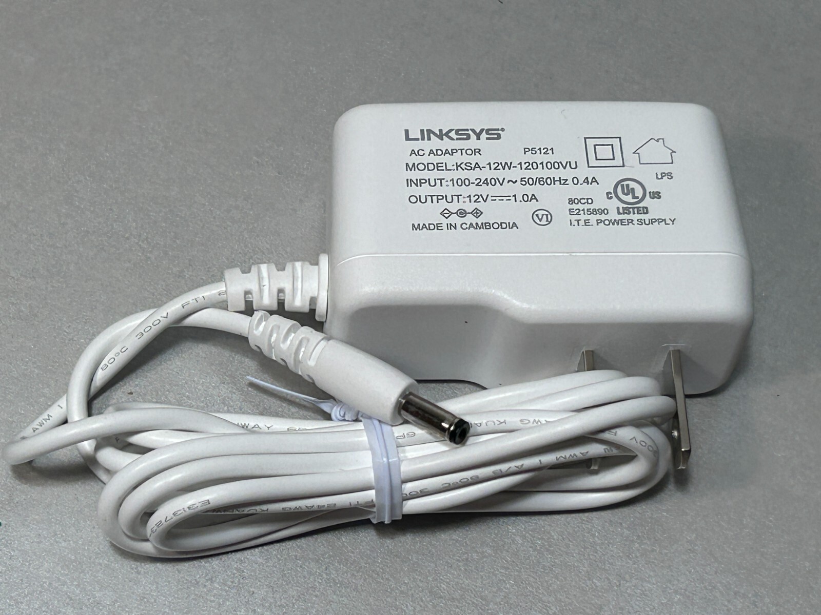NEW GENUINE LINKSYS KSA-12W-120100VU AC ADAPTER FIT VELOP VLP01 AC1200 AC1300