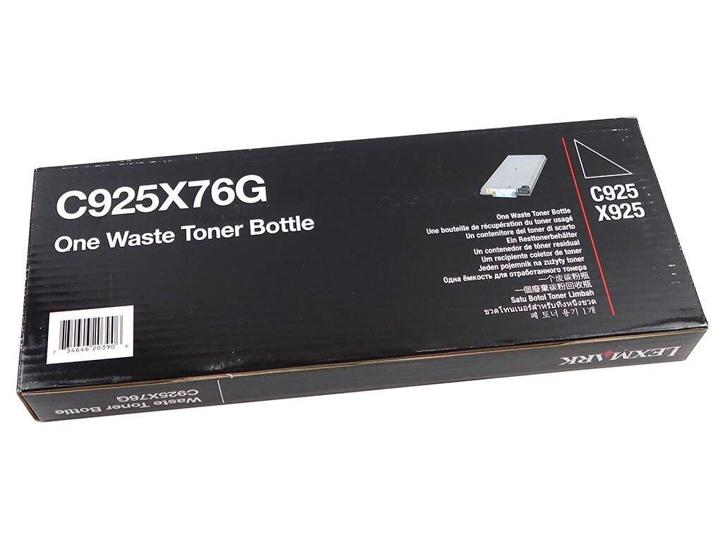 LEXMARK C925DE X925DE 30000 PAGES LASER PRINTER WASTE TONER BOTTLE C925X76G