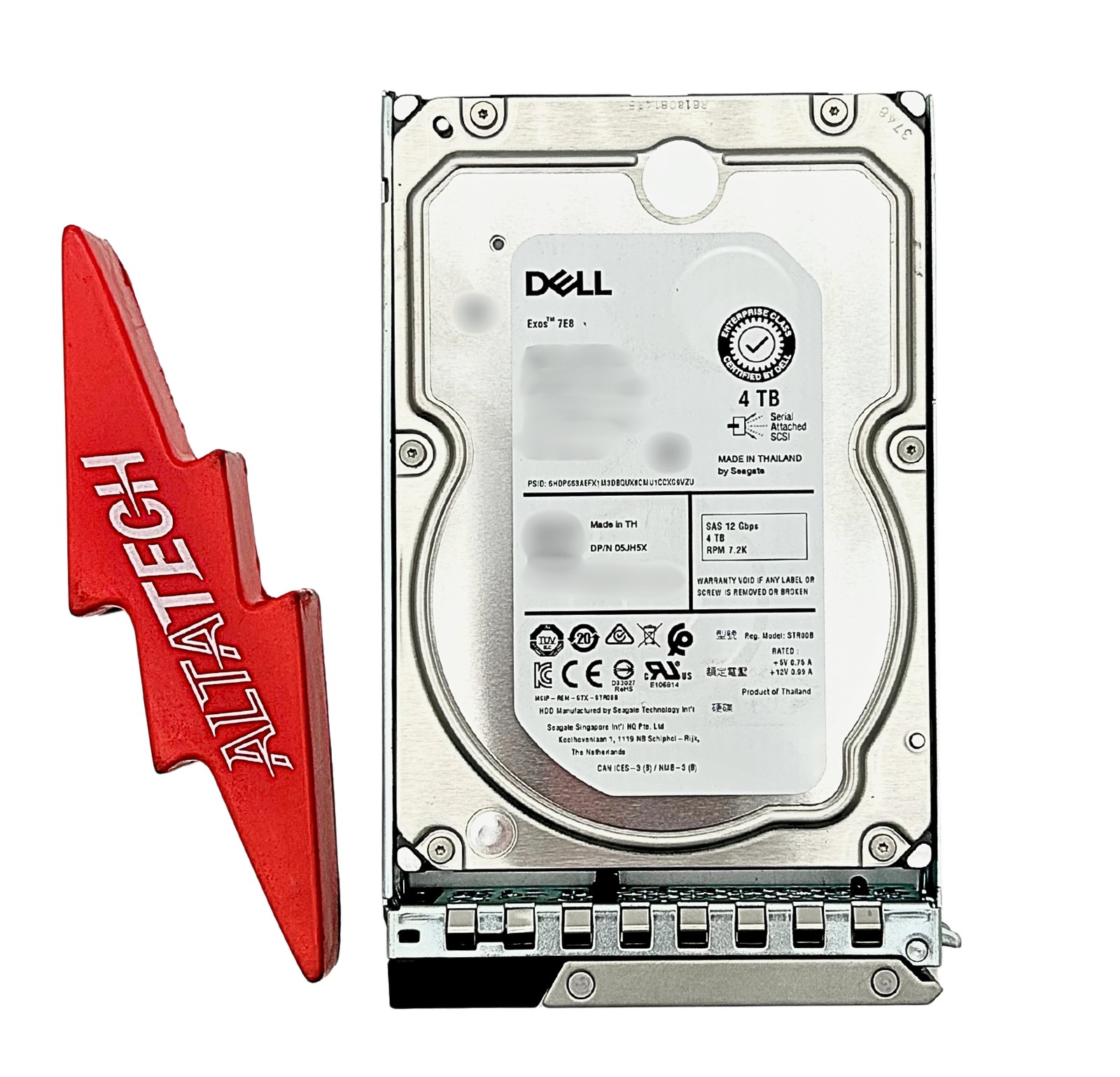 Dell 5JH5X 4TB 7.2K SAS 3.5 12G ST4000NM0295 / 2FS207-150 | SERVER | HARD DRIVE