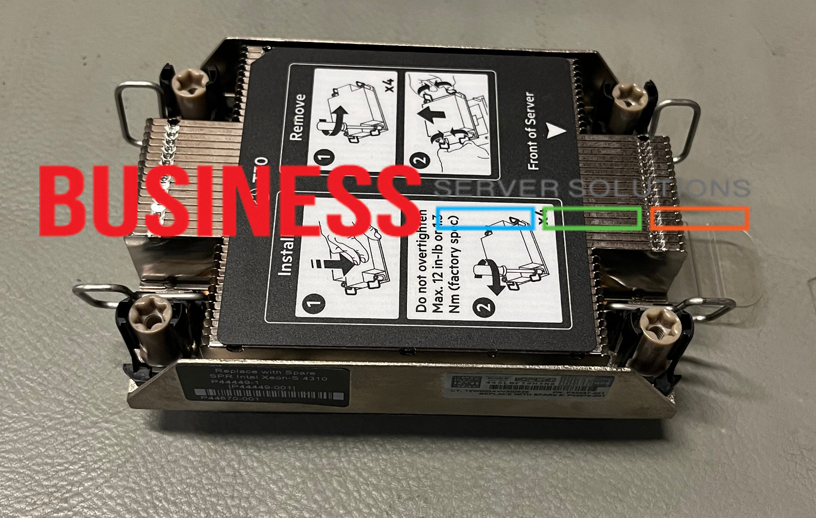 HPE DL360 Gen10+ Stnd Heat Sink Kit P37863-B21