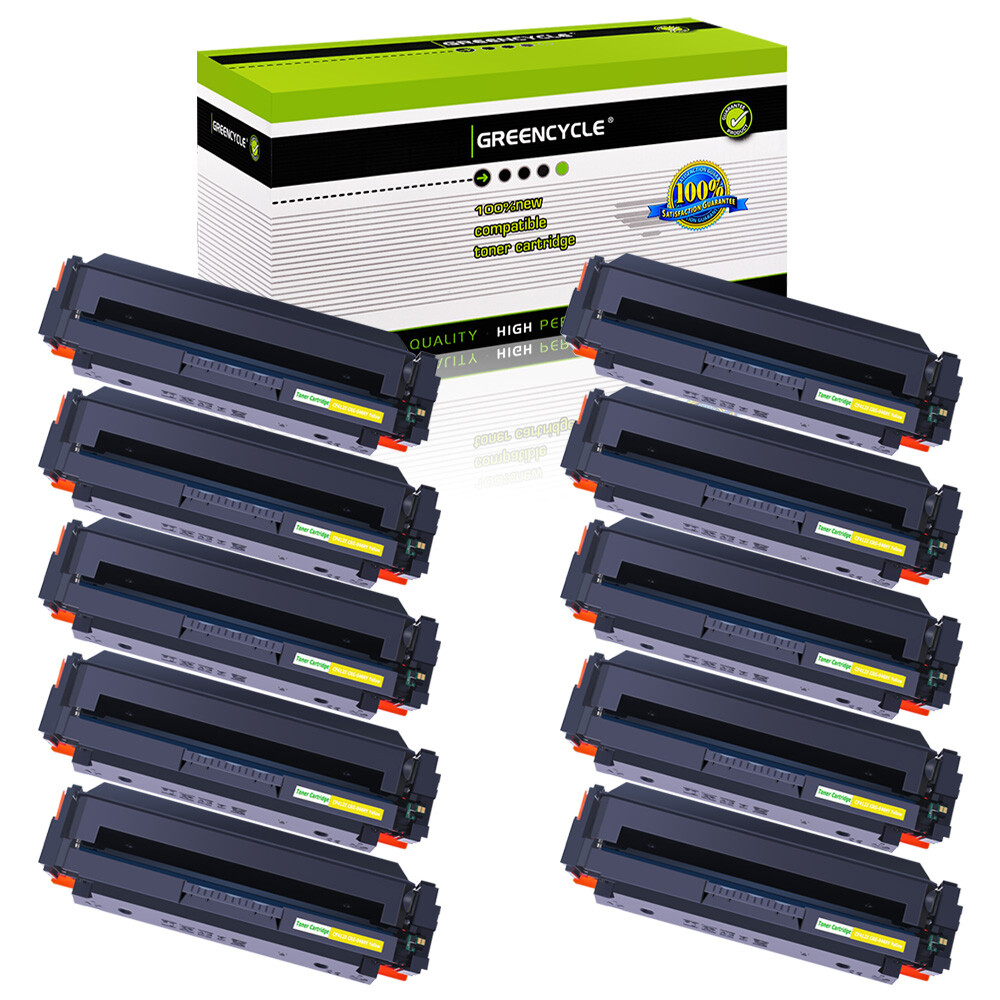 10PK CF412X Yellow Toner Fit for HP 477X Color LaserJet Pro MFP M477dw M477fdn