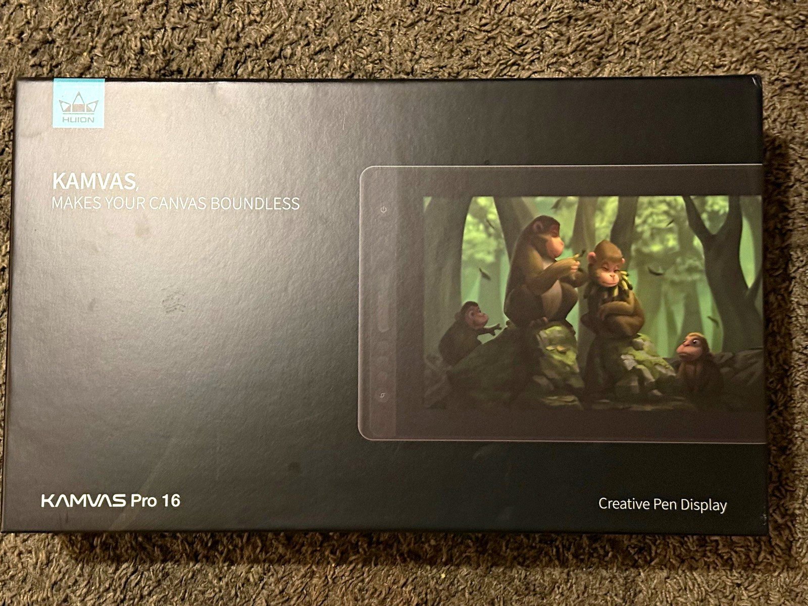 HUION KAMVAS Pro 16 Graphics Tablet Creative Pen Display GT-156