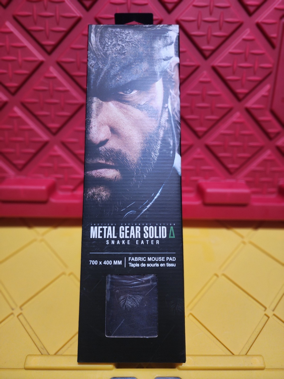 Konami Metal Gear Solid Snake Eater Extra Large Black Fabric Mouse Pad 700x400mm